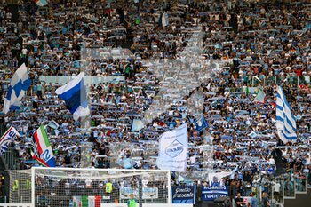 2022-09-11 - SS Lazio fans during the Italian Football Championship League A 2022/2023 match between SS Lazio vs Hellas Verona at the Olimpic Stadium in Rome on 11 September 2022. - SS LAZIO VS HELLAS VERONA - ITALIAN SERIE A - SOCCER