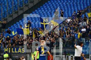 2022-09-11 - \Hellas Verona fans during the Italian Football Championship League A 2022/2023 match between SS Lazio vs Hellas Verona at the Olimpic Stadium in Rome on 11 September 2022. - SS LAZIO VS HELLAS VERONA - ITALIAN SERIE A - SOCCER