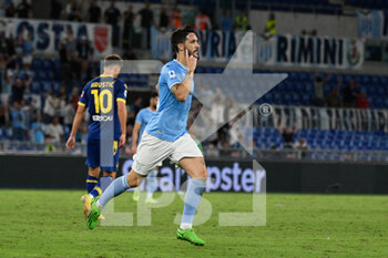 2022-09-11 - Luis Alberto (SS Lazio) celebrates after scoring the goal 2-0 during the Italian Football Championship League A 2022/2023 match between SS Lazio vs Hellas Verona at the Olimpic Stadium in Rome on 11 September 2022. - SS LAZIO VS HELLAS VERONA - ITALIAN SERIE A - SOCCER