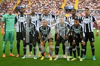 2022-08-31 - Udinese Calcio lineup - UDINESE CALCIO VS ACF FIORENTINA - ITALIAN SERIE A - SOCCER