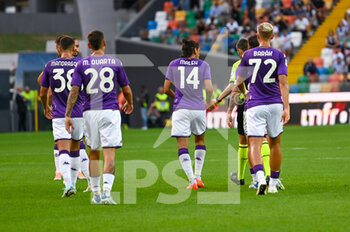 2022-08-31 - ACF Fiorentina shows his disappointment - UDINESE CALCIO VS ACF FIORENTINA - ITALIAN SERIE A - SOCCER