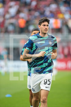 2022-09-03 - Alessandro Bastoni of Fc Inter during the Italian Serie A tootball match between Ac Milan and Fc Inter on 03 of September 2022 at Giuseppe Meazza _ San Siro Siro stadium in Milan, Italy. Photo Nderim Kaceli - AC MILAN VS INTER - FC INTERNAZIONALE - ITALIAN SERIE A - SOCCER