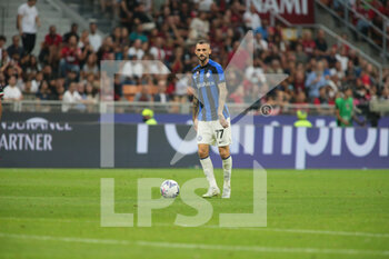2022-09-03 - Marcelo Brozovic of Fc Inter during the Italian Serie A tootball match between Ac Milan and Fc Inter on 03 of September 2022 at Giuseppe Meazza _ San Siro Siro stadium in Milan, Italy. Photo Nderim Kaceli - AC MILAN VS INTER - FC INTERNAZIONALE - ITALIAN SERIE A - SOCCER