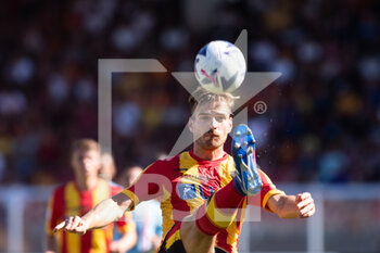 2022-09-11 - Marin Pongracic, defender of Lecce during the Italian championship Serie A football match between US Lecce and AC Monza on September 11, 2022 at Stadio Via del Mare “Ettore Giardiniero” in Lecce, Italy - FOOTBALL - ITALIAN CHAMP - LECCE V MONZA - ITALIAN SERIE A - SOCCER