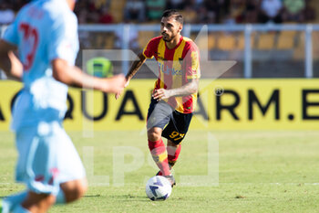 2022-09-11 - Giuseppe Pezzella, defender of Lecce during the Italian championship Serie A football match between US Lecce and AC Monza on September 11, 2022 at Stadio Via del Mare “Ettore Giardiniero” in Lecce, Italy - FOOTBALL - ITALIAN CHAMP - LECCE V MONZA - ITALIAN SERIE A - SOCCER