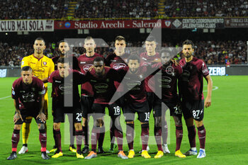 2022-09-16 - Team Us Salernitana 1919 during the Serie A match between US Salernitana 1919 and US Lecce at Stadio Arechi   - US SALERNITANA VS US LECCE - ITALIAN SERIE A - SOCCER