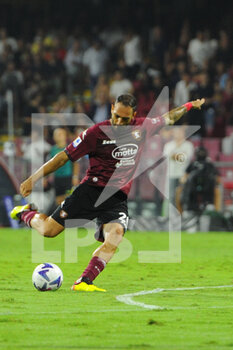 2022-09-16 - Grigoris Kastanos of US Salernitana in action during the Serie A match between US Salernitana 1919 and US Lecce at Stadio Arechi   - US SALERNITANA VS US LECCE - ITALIAN SERIE A - SOCCER