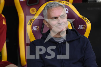 2022-11-13 - José Mourinho of A.S. Roma during the 15th day of the Serie A Championship between A.S. Roma vs Torino F.C. on November 13, 2022 at the Stadio Olimpico, Rome, Italy. - AS ROMA VS TORINO FC - ITALIAN SERIE A - SOCCER
