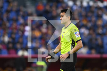 2022-11-13 - Referee Antonio Rapuano during the 15th day of the Serie A Championship between A.S. Roma vs Torino F.C. on November 13, 2022 at the Stadio Olimpico, Rome, Italy. - AS ROMA VS TORINO FC - ITALIAN SERIE A - SOCCER