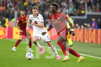 2022-11-13 - Tammy Abraham of A.S. Roma during the 15th day of the Serie A Championship between A.S. Roma vs Torino F.C. on November 13, 2022 at the Stadio Olimpico, Rome, Italy. - AS ROMA VS TORINO FC - ITALIAN SERIE A - SOCCER