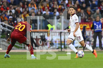 2022-11-13 - Samuele Ricci of Torino F.C. during the 15th day of the Serie A Championship between A.S. Roma vs Torino F.C. on November 13, 2022 at the Stadio Olimpico, Rome, Italy. - AS ROMA VS TORINO FC - ITALIAN SERIE A - SOCCER
