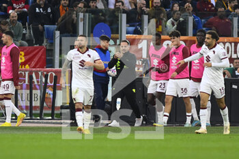 2022-11-13 - Karol Linetty of Torino F.C. during the 15th day of the Serie A Championship between A.S. Roma vs Torino F.C. on November 13, 2022 at the Stadio Olimpico, Rome, Italy. - AS ROMA VS TORINO FC - ITALIAN SERIE A - SOCCER