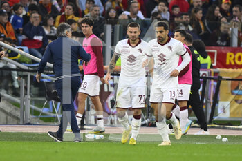 2022-11-13 - Karol Linetty of Torino F.C. during the 15th day of the Serie A Championship between A.S. Roma vs Torino F.C. on November 13, 2022 at the Stadio Olimpico, Rome, Italy. - AS ROMA VS TORINO FC - ITALIAN SERIE A - SOCCER