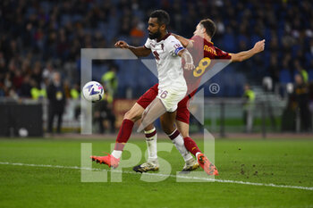 2022-11-13 - Nemanja Matic of A.S. Roma and Koffi Djidji of Torino F.C. during the 15th day of the Serie A Championship between A.S. Roma vs Torino F.C. on November 13, 2022 at the Stadio Olimpico, Rome, Italy. - AS ROMA VS TORINO FC - ITALIAN SERIE A - SOCCER