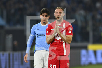 2022-11-10 - Matteo Cancellieri of S.S. LAZIO and Carlos Augusto of A.C. Monza during the 14th day of the Serie A Championship between S.S. Lazio vs A.C. Monza on November 10, 2022 at the Stadio Olimpico in Rome, Italy. - SS LAZIO VS AC MONZA - ITALIAN SERIE A - SOCCER