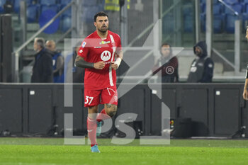 2022-11-10 - Andrea Petagna of A.C. Monza during the 14th day of the Serie A Championship between S.S. Lazio vs A.C. Monza on November 10, 2022 at the Stadio Olimpico in Rome, Italy. - SS LAZIO VS AC MONZA - ITALIAN SERIE A - SOCCER