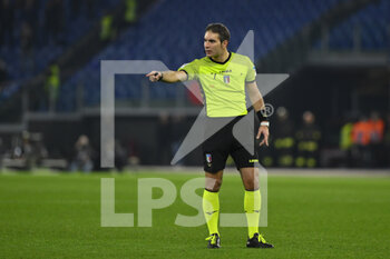 2022-11-10 - Referee Alberto Santoro during the 14th day of the Serie A Championship between S.S. Lazio vs A.C. Monza on November 10, 2022 at the Stadio Olimpico in Rome, Italy. - SS LAZIO VS AC MONZA - ITALIAN SERIE A - SOCCER