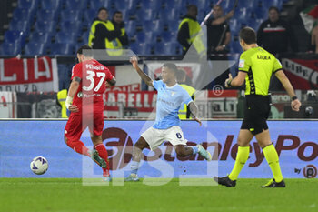 2022-11-10 - Andrea Petagna of A.C. Monza during the 14th day of the Serie A Championship between S.S. Lazio vs A.C. Monza on November 10, 2022 at the Stadio Olimpico in Rome, Italy. - SS LAZIO VS AC MONZA - ITALIAN SERIE A - SOCCER