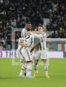 2022-11-06 - Nicolo Faggioli of Juventus Fc celebrating with tea mates after a goal during the Italian Serie A, football match between Juventus Fc and Inter Fc, on 06 November 2022, at Allianz Stadium, Turin, Italy  Photo Nderim Kaceli - JUVENTUS FC VS INTER - FC INTERNAZIONALE - ITALIAN SERIE A - SOCCER