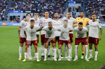 2022-10-01 - As Roma team Picture during the Italian Serie A, Football match between Fc Inter and As Roma on October 1, 2022 at San Siro Stadium, Milan, Italy. Photo Nderim Kaceli - INTER - FC INTERNAZIONALE VS AS ROMA - ITALIAN SERIE A - SOCCER