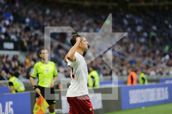 2022-10-01 - Paulo Dybala of As Roma celebrating after goal during the Italian Serie A, Football match between Fc Inter and As Roma on October 1, 2022 at San Siro Stadium, Milan, Italy. Photo Nderim Kaceli - INTER - FC INTERNAZIONALE VS AS ROMA - ITALIAN SERIE A - SOCCER