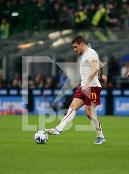 2022-10-01 - Andrea Belotti of As Roma during the Italian Serie A, Football match between Fc Inter and As Roma on October 1, 2022 at San Siro Stadium, Milan, Italy. Photo Nderim Kaceli - INTER - FC INTERNAZIONALE VS AS ROMA - ITALIAN SERIE A - SOCCER
