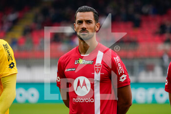2022-10-09 - Pablo Marí (#3 AC Monza) during the Italian championship Serie A football match between AC Monza and Spezia Calcio on October 9, 2022 at U-Power Stadium in Monza, Italy - FOOTBALL - ITALIAN CHAMP - MONZA V SPEZIA - ITALIAN SERIE A - SOCCER