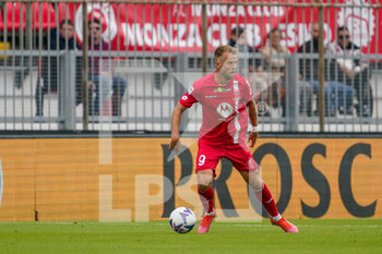 2022-10-09 - Christian Gytkjaer (#9 AC Monza) during the Italian championship Serie A football match between AC Monza and Spezia Calcio on October 9, 2022 at U-Power Stadium in Monza, Italy - FOOTBALL - ITALIAN CHAMP - MONZA V SPEZIA - ITALIAN SERIE A - SOCCER