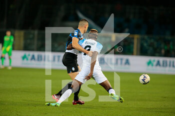 2022-11-05 - Victor Osimhen of SSC Napoli and Merit Demiral of Atalanta Bc during the Italian Serie A, football match between Atalanta Bc and Ssc Napoli, on 05 November 2022, at Gewiss Stadium, Bergamo, Italy  Photo Nderim Kaceli - ATALANTA BC VS SSC NAPOLI - ITALIAN SERIE A - SOCCER