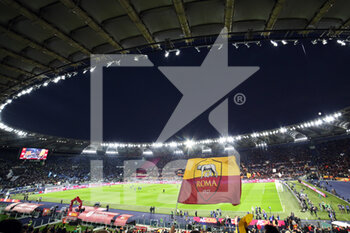 2022-11-06 - A general view of Olimpico stadium during the Italian championship Serie A football match between AS Roma and SS Lazio on November 6, 2022 at Stadio Olimpico in Rome, Italy - FOOTBALL - ITALIAN CHAMP - AS ROMA V SS LAZIO - ITALIAN SERIE A - SOCCER