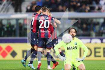 2022-11-12 - Marko Arnautovic (Bologna FC) celebrates - BOLOGNA FC VS US SASSUOLO - ITALIAN SERIE A - SOCCER