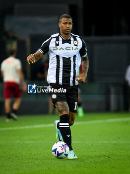 2022-09-04 - Udinese's Walace Souza Silva portrait in action - UDINESE CALCIO VS AS ROMA - ITALIAN SERIE A - SOCCER