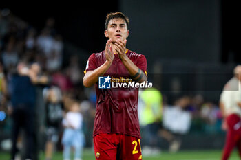 2022-09-04 - Roma's Paulo Dybala greets fans - UDINESE CALCIO VS AS ROMA - ITALIAN SERIE A - SOCCER