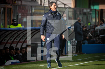 2022-01-15 - Inzaghi Filippo coach Brescia - REGGINA 1914 VS BRESCIA CALCIO - ITALIAN SERIE B - SOCCER