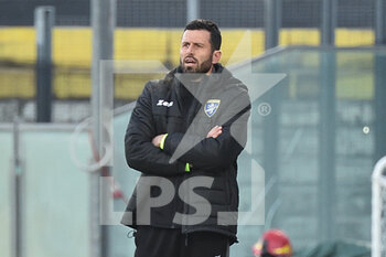 2022-01-15 - L'allenatore del Frosinone Fabio Grosso - AC PISA VS FROSINONE CALCIO - ITALIAN SERIE B - SOCCER