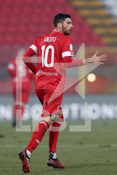 2022-01-16 - Mattia Valoti (AC Monza) celebrates after scoring his side's first goal of the match - AC MONZA VS AC PERUGIA - ITALIAN SERIE B - SOCCER