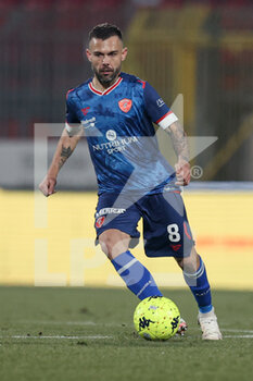 2022-01-16 - Salvatore Burrai (AC Perugia Calcio 1905) in action - AC MONZA VS AC PERUGIA - ITALIAN SERIE B - SOCCER
