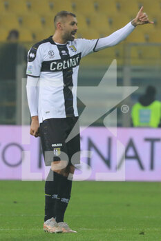 2022-01-21 - Danilo of PARMA CALCIO gestures during the Serie B match between Parma Calcio and Frosinone Calcio at Ennio Tardini on January 21, 2022 in Parma, Italy. - PARMA CALCIO VS FROSINONE CALCIO - ITALIAN SERIE B - SOCCER