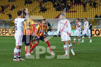 2022-01-23 - Kastriot Dermaku (US Lecce) celebrates after scoring a goal of 2-1 - US LECCE VS US CREMONESE - ITALIAN SERIE B - SOCCER