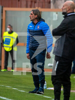 2022-02-12 - Modesto Francesco coach Crotone  - REGGINA 1914 VS FC CROTONE - ITALIAN SERIE B - SOCCER