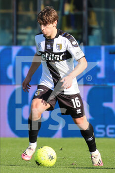 2022-02-12 - Adrian Bernabe’ of PARMA CALCIO in action during the Serie B match between Parma Calcio and Pordenone Calcio at Ennio Tardini on February 12, 2022 in Parma, Italy. - PARMA CALCIO VS PORDENONE CALCIO - ITALIAN SERIE B - SOCCER