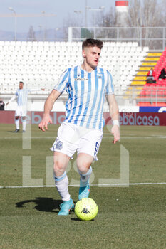 2022-02-12 - Lorenzo Colombo of Spal in action during the Serie B match between AC Monza vs Spal on February 12, 2022 at the U-Power Stadium in Monza - AC MONZA VS SPAL - ITALIAN SERIE B - SOCCER