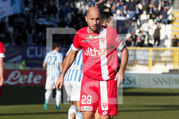 2022-02-12 - Gabriel Paletta of AC Monza in action during the Serie B match between AC Monza vs Spal on February 12, 2022 at the U-Power Stadium in Monza - AC MONZA VS SPAL - ITALIAN SERIE B - SOCCER