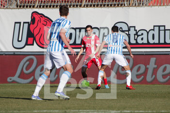 2022-02-12 - Marco D'Alessandro of AC Monza cin action during the Serie B match between AC Monza vs Spal on February 12, 2022 at the U-Power Stadium in Monza - AC MONZA VS SPAL - ITALIAN SERIE B - SOCCER