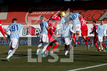 2022-02-12 - Gaston Ramirez of AC Monza score the third goal during the Serie B match between AC Monza vs Spal on February 12, 2022 at the U-Power Stadium in Monza - AC MONZA VS SPAL - ITALIAN SERIE B - SOCCER