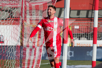 2022-02-12 - Gaston Ramirez of AC Monza celebrate the third goal during the Serie B match between AC Monza vs Spal on February 12, 2022 at the U-Power Stadium in Monza - AC MONZA VS SPAL - ITALIAN SERIE B - SOCCER