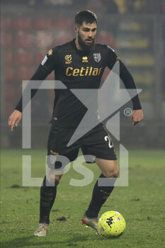 2022-02-15 - Elias Cobbaut of PARMA CALCIO in action during the Serie B match between US Cremonese and Parma Calcio at Giovanni Zini on February 15, 2022 in Cremona, Italy. - US CREMONESE VS PARMA CALCIO - ITALIAN SERIE B - SOCCER