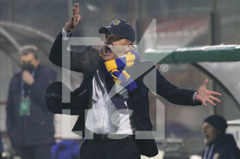 2022-02-15 - Giuseppe Iachini head coach of PARMA CALCIO during the Serie B match between US Cremonese and Parma Calcio at Giovanni Zini on February 15, 2022 in Cremona, Italy. - US CREMONESE VS PARMA CALCIO - ITALIAN SERIE B - SOCCER