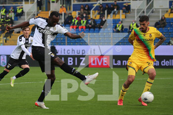 2022-02-19 - Simy of PARMA CALCIO in action during the Serie B match between Parma Calcio and Ternana Calcio at Ennio Tardini on February 19, 2022 in Parma, Italy. - PARMA CALCIO VS TERNANA CALCIO - ITALIAN SERIE B - SOCCER