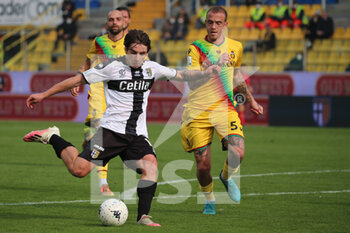 2022-02-19 - Adrian Bernabe’ of PARMA CALCIO in action during the Serie B match between Parma Calcio and Ternana Calcio at Ennio Tardini on February 19, 2022 in Parma, Italy. - PARMA CALCIO VS TERNANA CALCIO - ITALIAN SERIE B - SOCCER